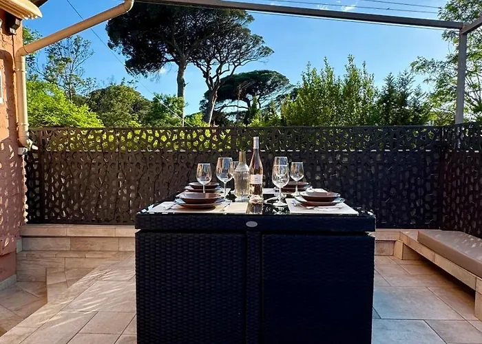 公寓 Climatise, Terrasse, Parking Prive, 50m De La *