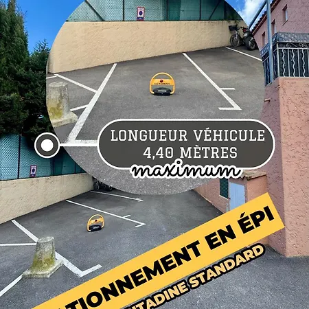 아파트 Climatise, Terrasse, Parking Prive, 50m De La 쎙뜨호뻬